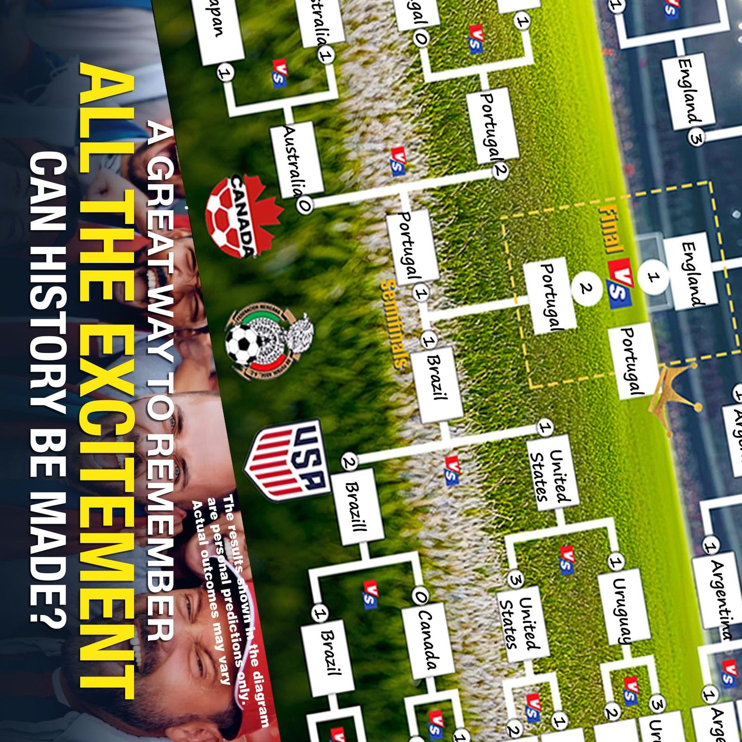 2026 World Cup: Dual - Function A2 - Sized Poster - Schedule & 48 - Team Final Round Collection Showcase