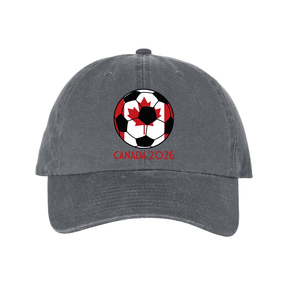 2026 FIFA World Cup in Canada Adjustable Baseball Cap - World Football World Cup Supporter Gear CUP26