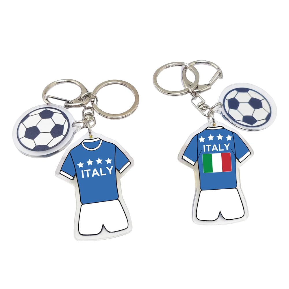 2026 FIFA World Cup Soccer - themed Keychain - A Pride - filled Accessory for the World Cup, Ideal Gift and Souvenir for Football Fans (2 - piece Set)