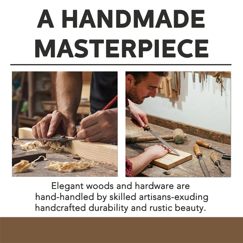 SOPEWOD Wooden Box with Hinged Lid Acacia Wood Decorative Storage Boxes Hand-Crafted Wooden Box for Recipes Decorative Storage