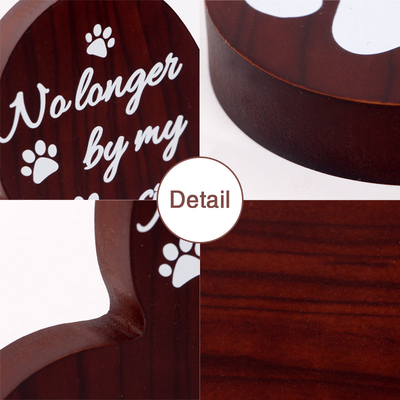 View larger image Add to Compare  Share SOPEWOD Sympathy Condolence Gifts: Heart-Shaped Wooden Plaque for Pet Loss Remembrance