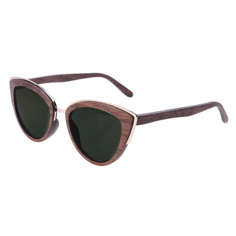 Wood Sunglasses Custom Logo Bamboo Fashion Black Mirror Metal Eye OEM Spring Frame Style Time Protection Color Lenses Weight Age
