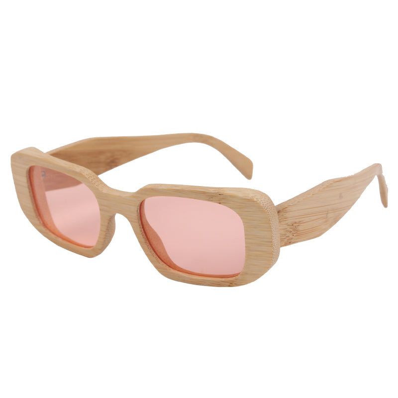 Wood Sunglasses Custom Logo Bamboo Fashion Black Mirror Metal Eye OEM Spring Frame Style Time Protection Color Lenses Weight Age