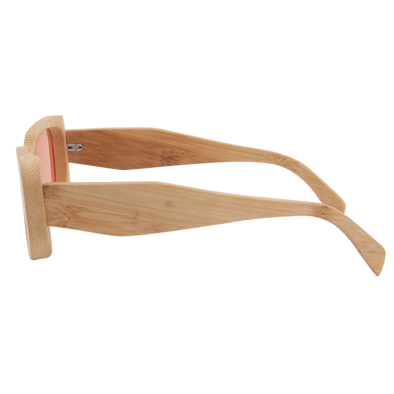 Wood Sunglasses Custom Logo Bamboo Fashion Black Mirror Metal Eye OEM Spring Frame Style Time Protection Color Lenses Weight Age