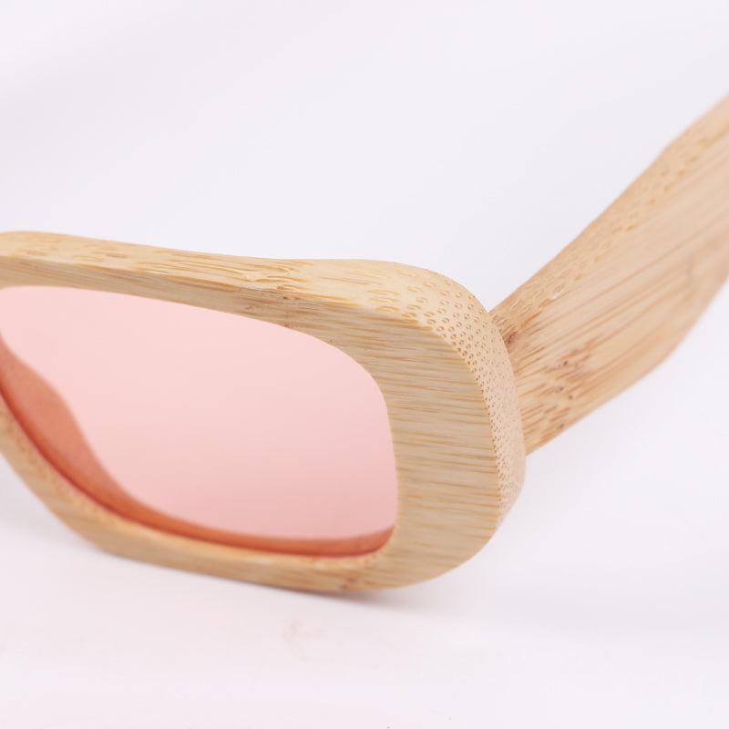 Wood Sunglasses Custom Logo Bamboo Fashion Black Mirror Metal Eye OEM Spring Frame Style Time Protection Color Lenses Weight Age