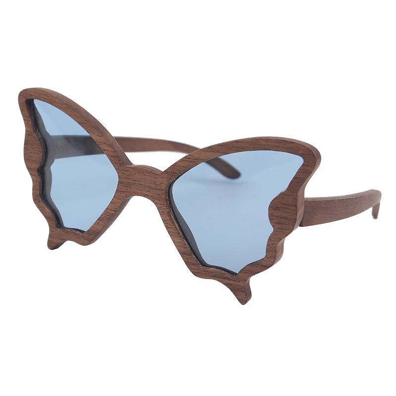 SOPEWOD Hot Sale Retro Style Custom OEM Walnut Black Sandal Wood Polarized Wood Sunglasses