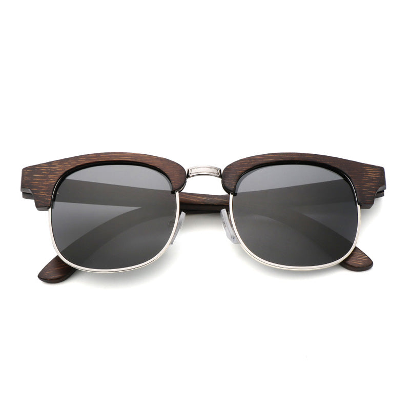 SOPEWOD Wholesale Unisex Wooden Bamboo Frame Kids Polarized Sunglasses for Children