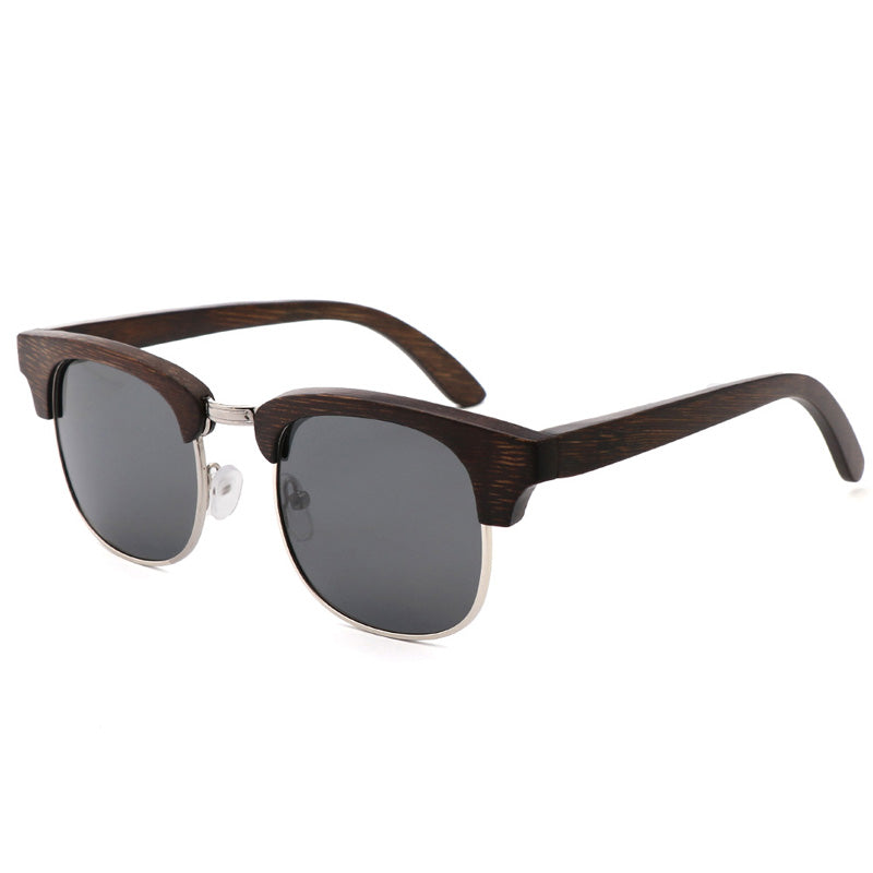 SOPEWOD Wholesale Unisex Wooden Bamboo Frame Kids Polarized Sunglasses for Children