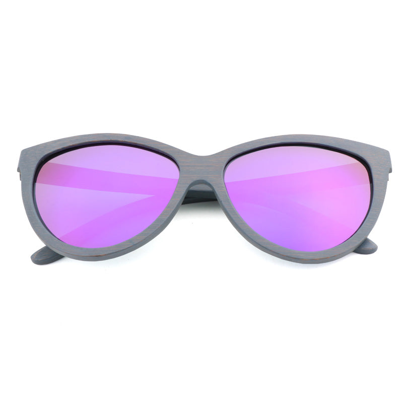 Wood Sunglasses Custom Logo Bamboo Fashion Black Mirror Metal Eye OEM Spring Frame Style Time Protection Color Lenses Weight Age