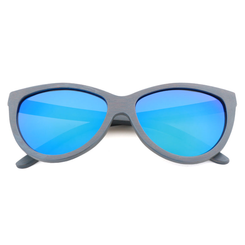 Wood Sunglasses Custom Logo Bamboo Fashion Black Mirror Metal Eye OEM Spring Frame Style Time Protection Color Lenses Weight Age