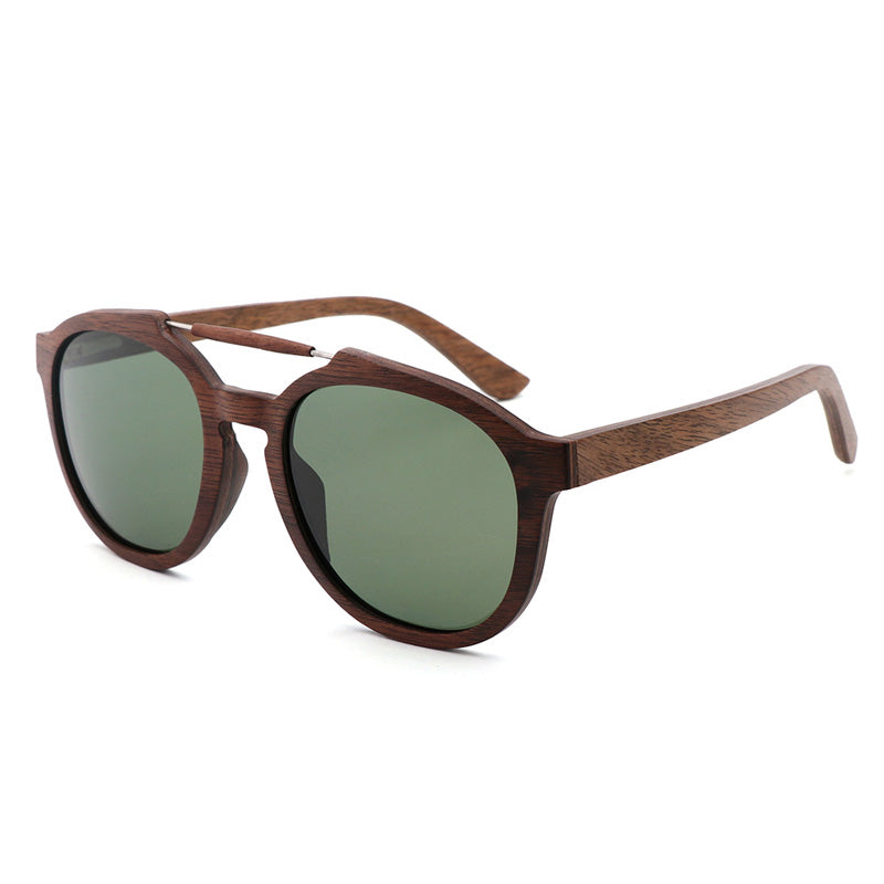 SOPEWOD  Wood Sunglasses with Dark Polarized Lenses for Men and Women