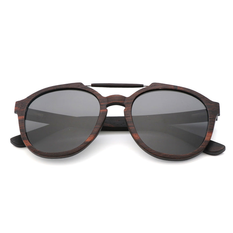 SOPEWOD  Wood Sunglasses with Dark Polarized Lenses for Men and Women