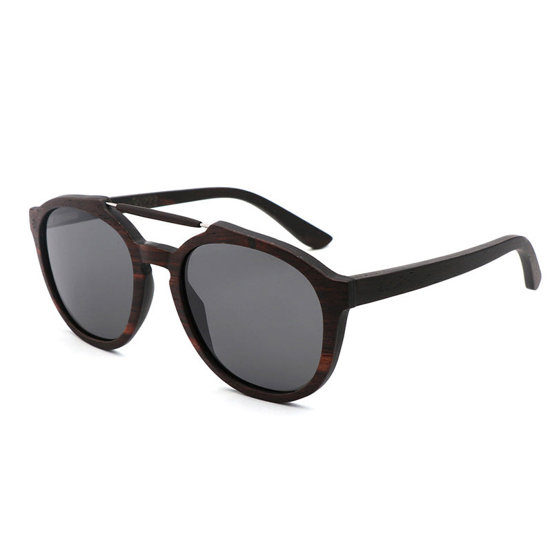 SOPEWOD  Wood Sunglasses with Dark Polarized Lenses for Men and Women