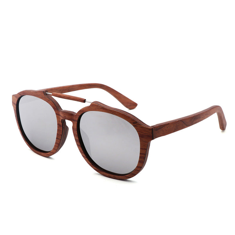SOPEWOD  Wood Sunglasses with Dark Polarized Lenses for Men and Women