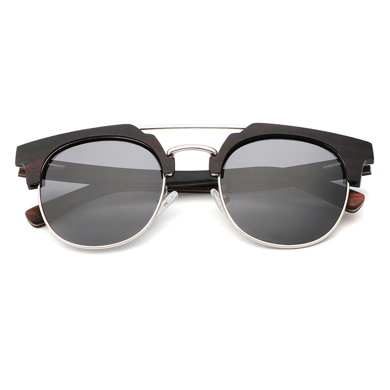 SOPEWOD  Wood Sunglasses with Dark Polarized Lenses for Men and Women