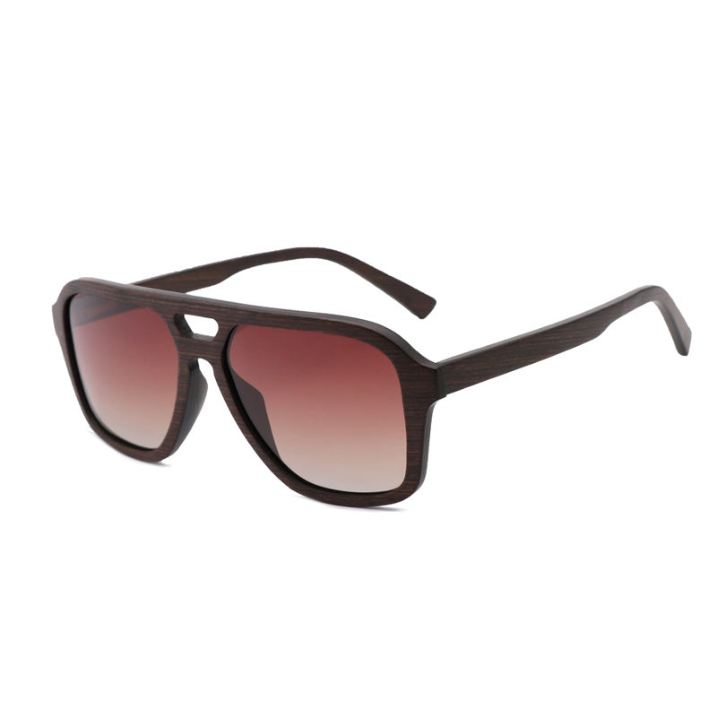 SOPEWOD  Wood Sunglasses with Dark Polarized Lenses for Men and Women