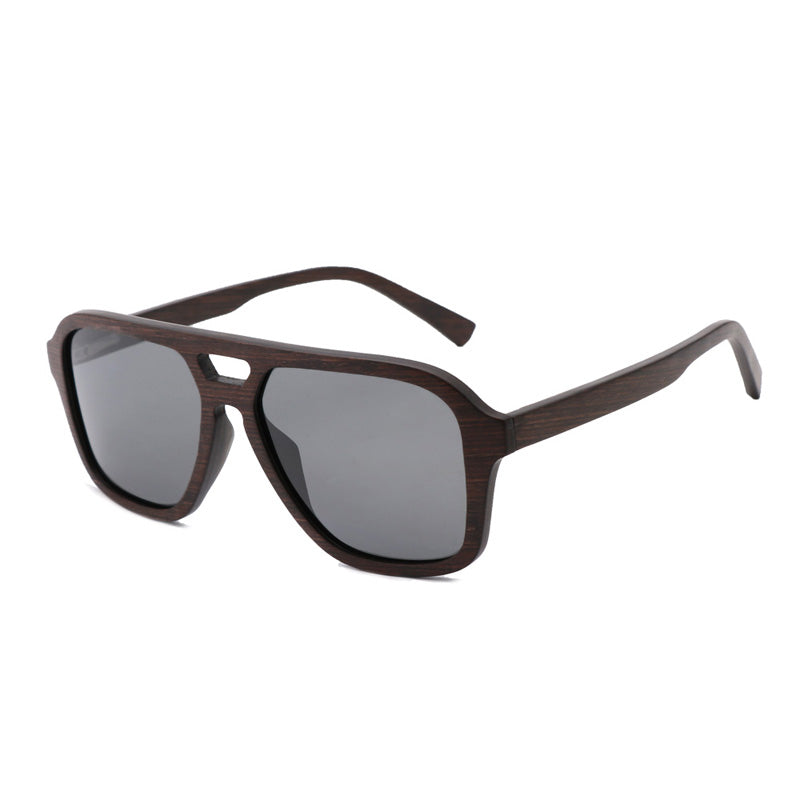 SOPEWOD  Wood Sunglasses with Dark Polarized Lenses for Men and Women