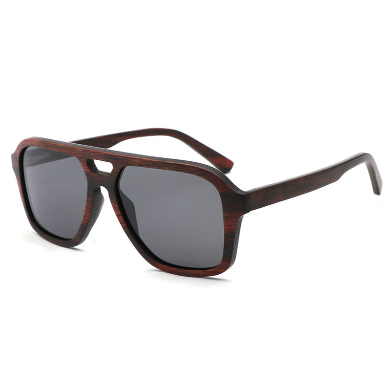 SOPEWOD  Wood Sunglasses with Dark Polarized Lenses for Men and Women