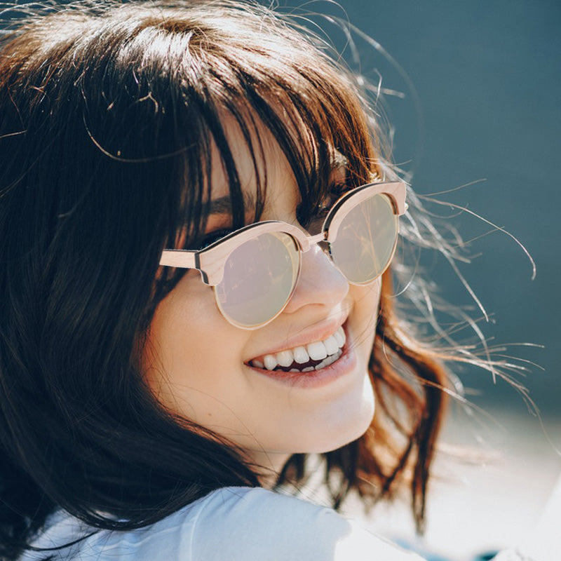 SOPEWOD  Wood Sunglasses with Dark Polarized Lenses for Men and Women