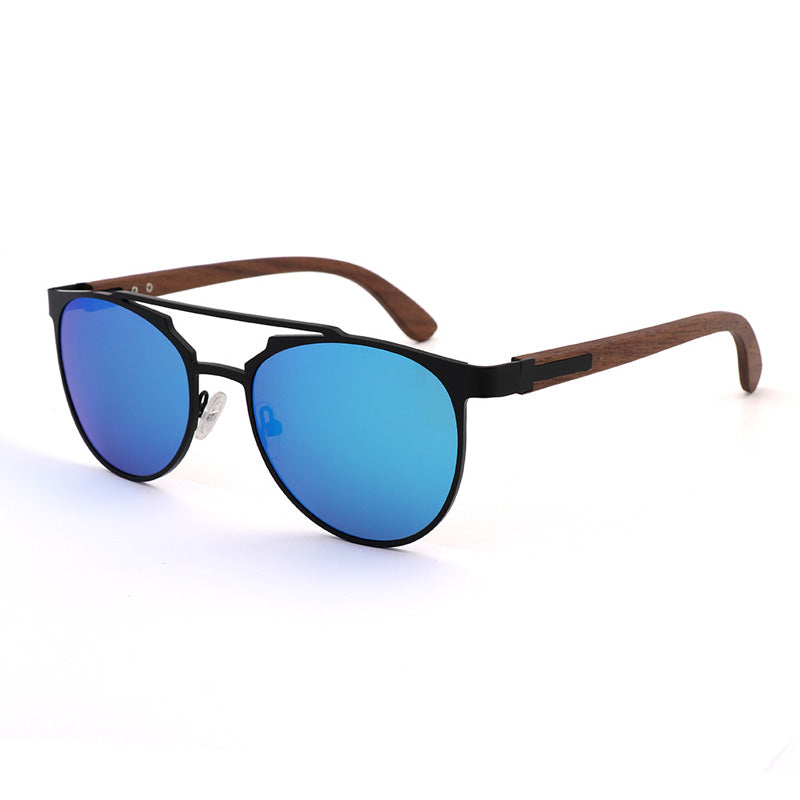 SOPEWOD  Wood Sunglasses with Dark Polarized Lenses for Men and Women