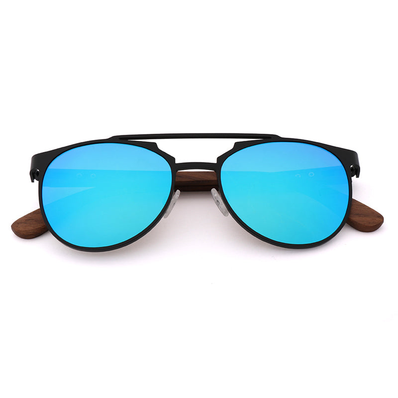 SOPEWOD  Wood Sunglasses with Dark Polarized Lenses for Men and Women