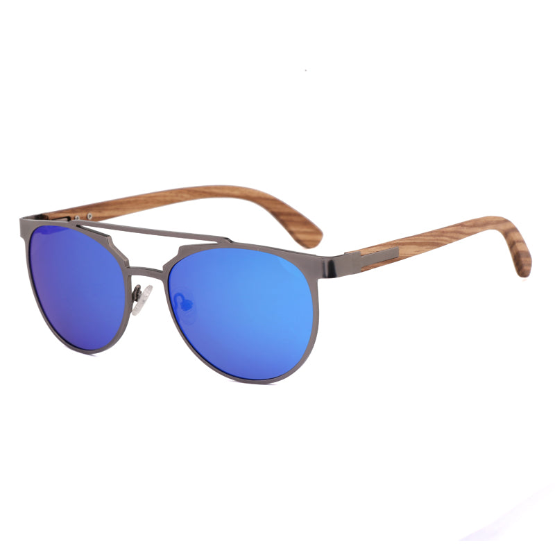 SOPEWOD  Wood Sunglasses with Dark Polarized Lenses for Men and Women