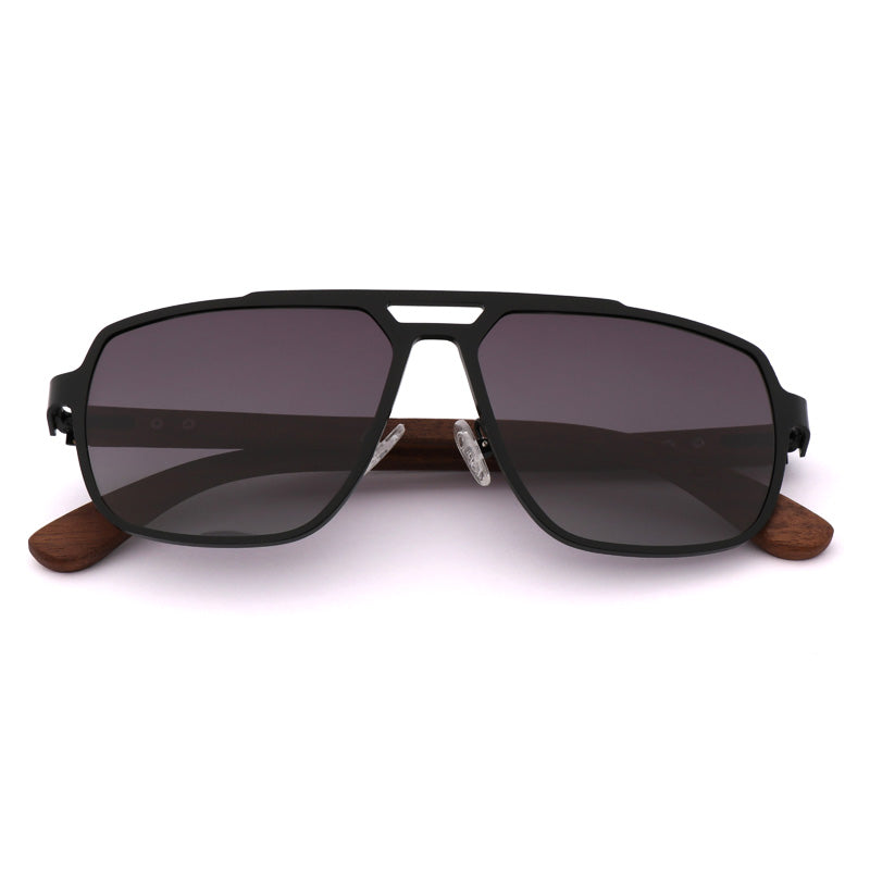 SOPEWOD  Wood Sunglasses with Dark Polarized Lenses for Men and Women