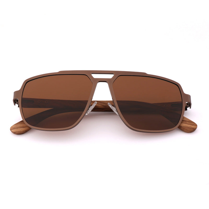 SOPEWOD  Wood Sunglasses with Dark Polarized Lenses for Men and Women