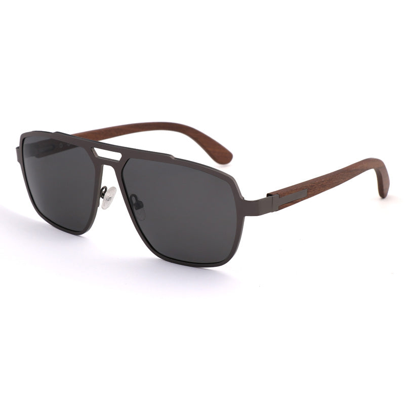 SOPEWOD  Wood Sunglasses with Dark Polarized Lenses for Men and Women