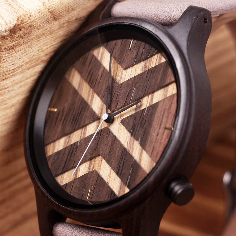 SOPEWOD custom private label sandalwood walnut teak  wooden watches,ebony wood engraved watch
