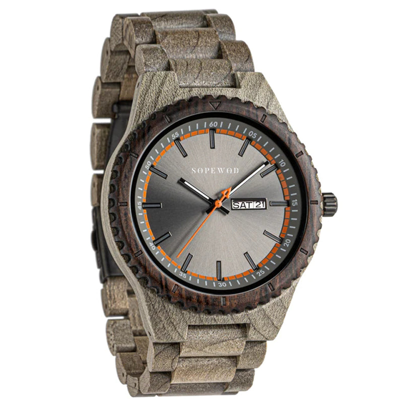 SOPEWOD fashion Sun print watch for men