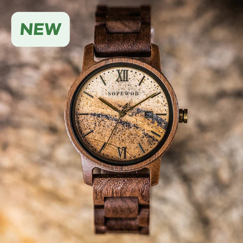 SOPEWOD OEM/ODM Fashion Style Black Walnut watch