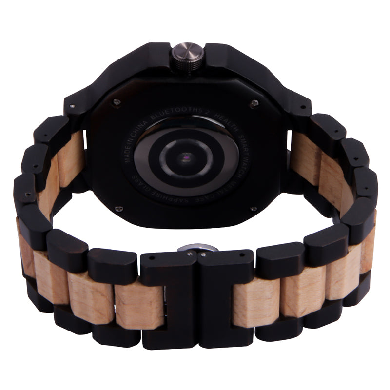SOPEWOD fashion smart zebra wood ebony watch