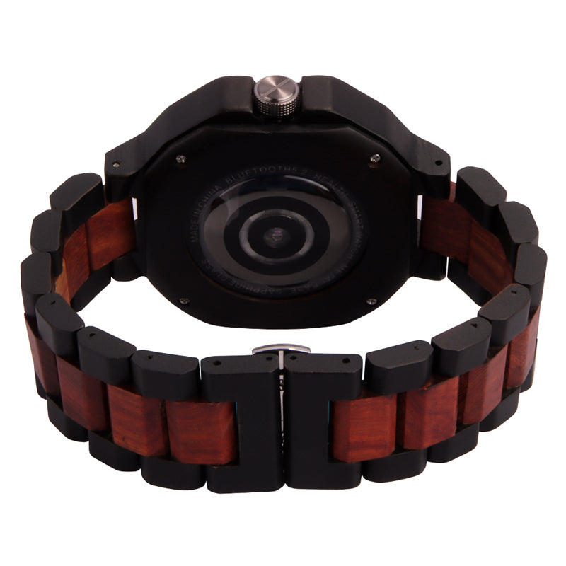 SOPEWOD fashion smart zebra wood ebony watch