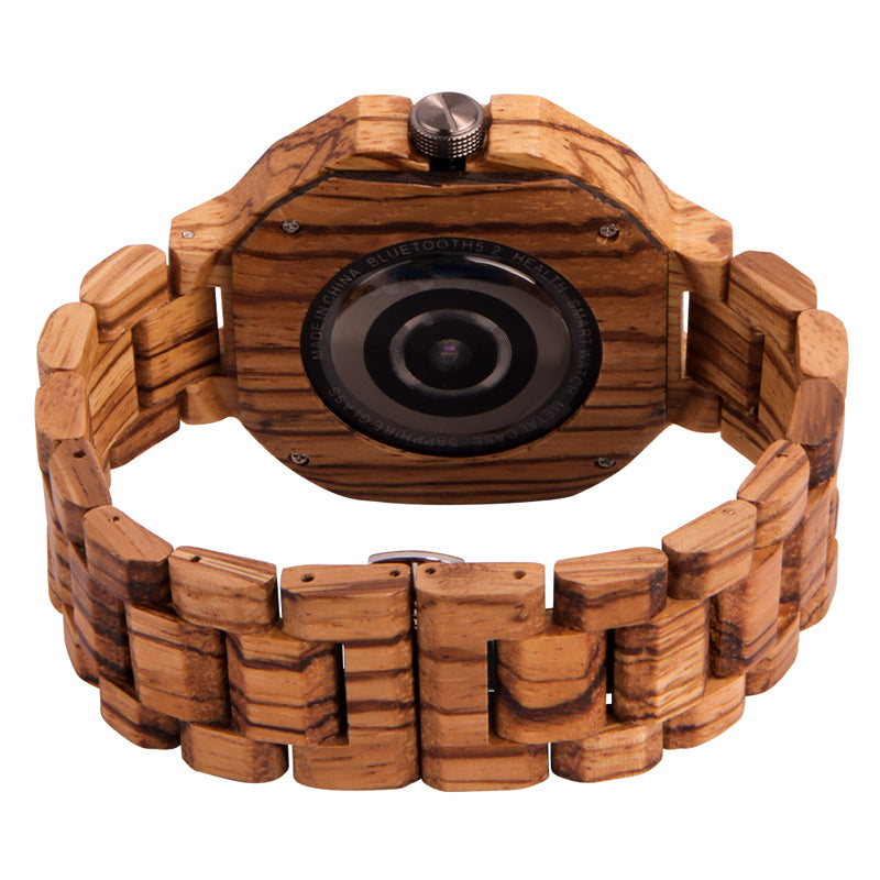 SOPEWOD fashion smart zebra wood ebony watch