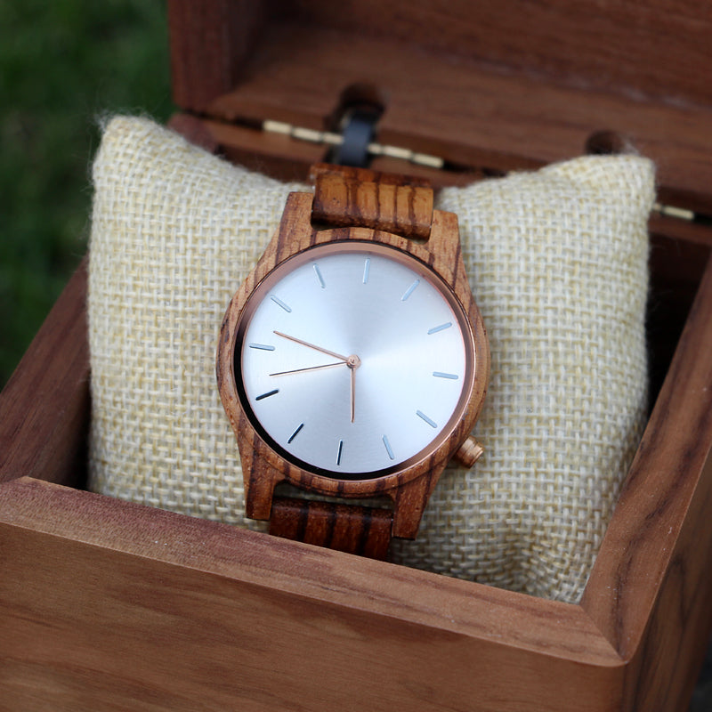 SOPEWOD Wood Watches for Women, Wooden Handmade Watch with Lightweight Adjustable Wood Band