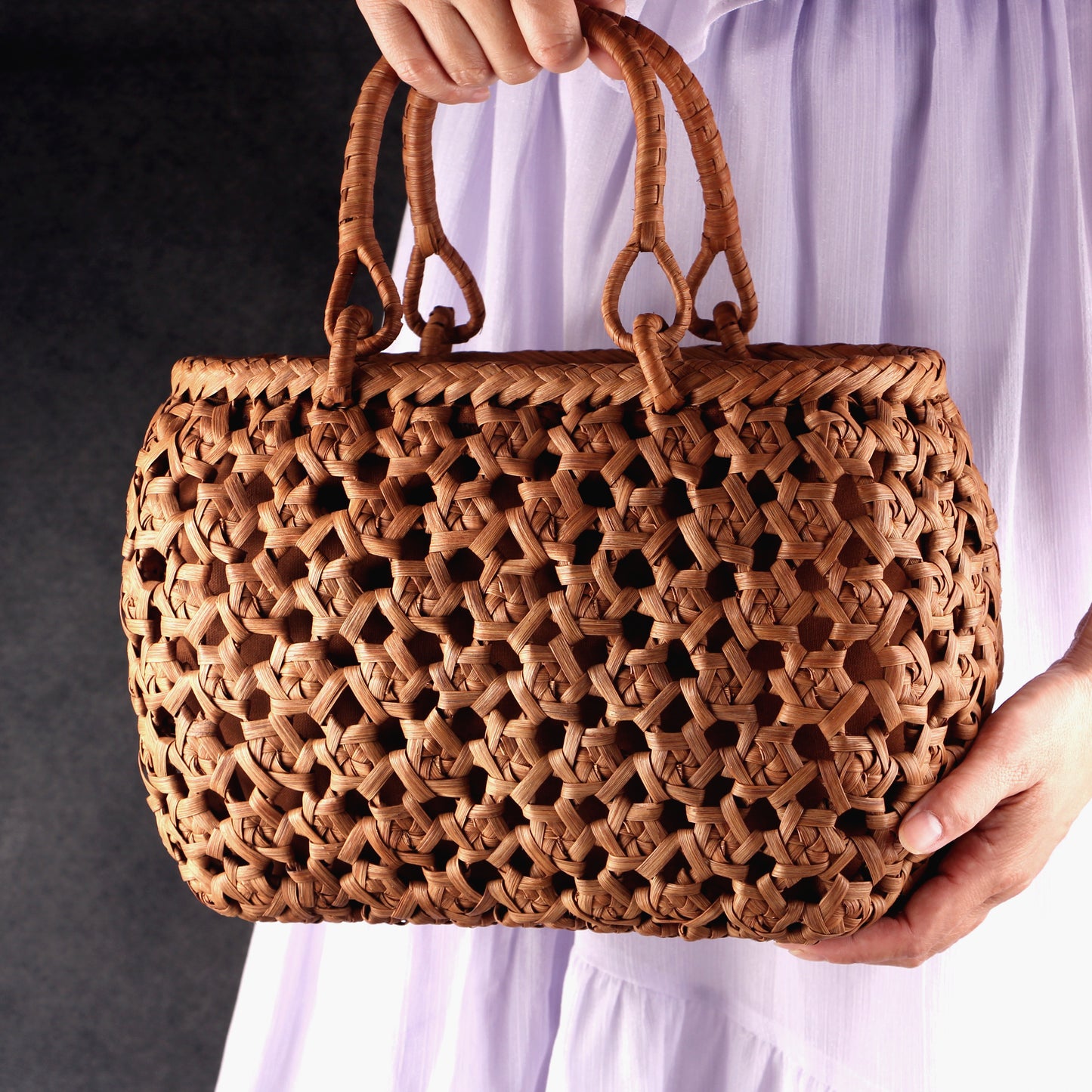 SOPEWOD Trend Handmade Weave Leisure Bamboo Bag bag for Womens