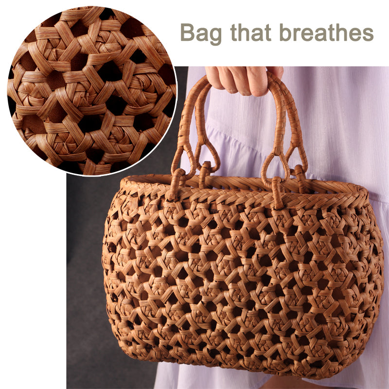 SOPEWOD Trend Handmade Weave Leisure Bamboo Bag bag for Womens