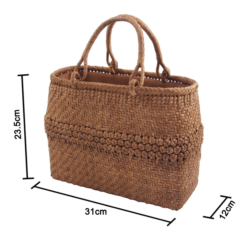 SOPEWOD Trend Handmade Weave Leisure Bamboo Bag bag for Womens