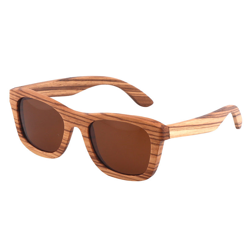 SOPEWOD Wooden Sunglasses for Men and Women – Polarized Lenses with Bamboo Wooden Frame – With Double Layer of UV Blocking Coating
