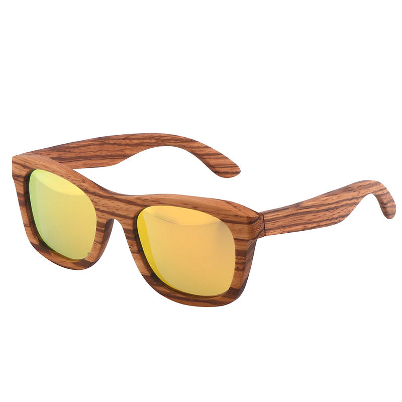 SOPEWOD Wooden Sunglasses for Men and Women – Polarized Lenses with Bamboo Wooden Frame – With Double Layer of UV Blocking Coating