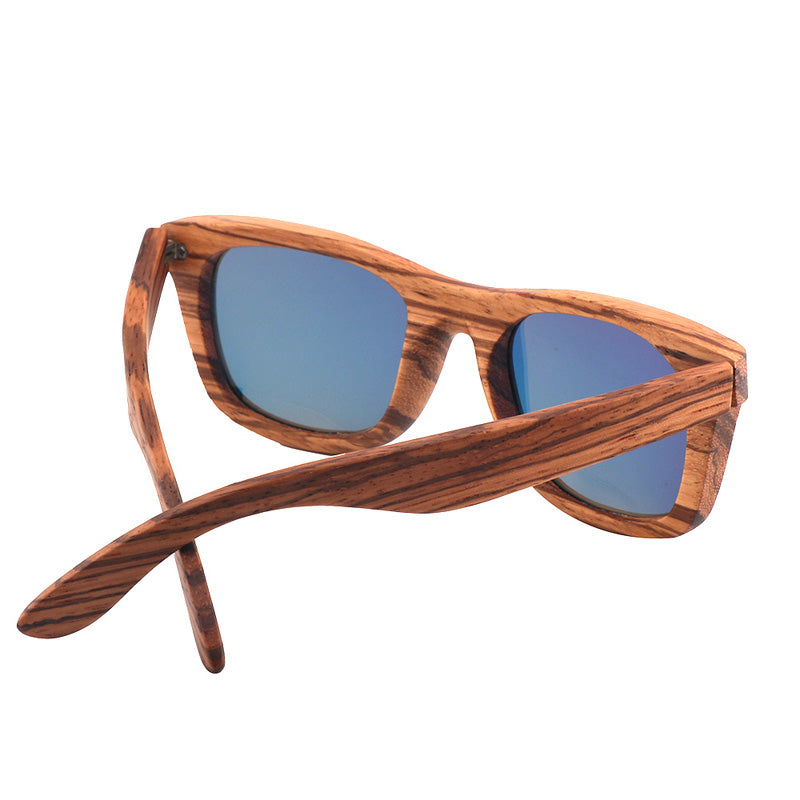 SOPEWOD Wooden Sunglasses for Men and Women – Polarized Lenses with Bamboo Wooden Frame – With Double Layer of UV Blocking Coating