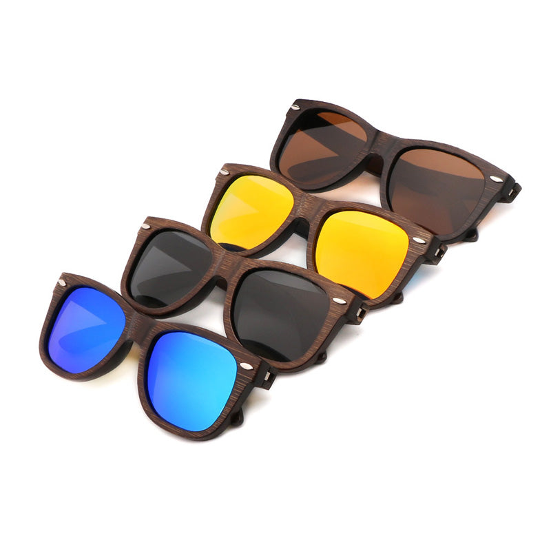 SOPEWOD Wooden Sunglasses for Men and Women – Polarized Lenses with Bamboo Wooden Frame