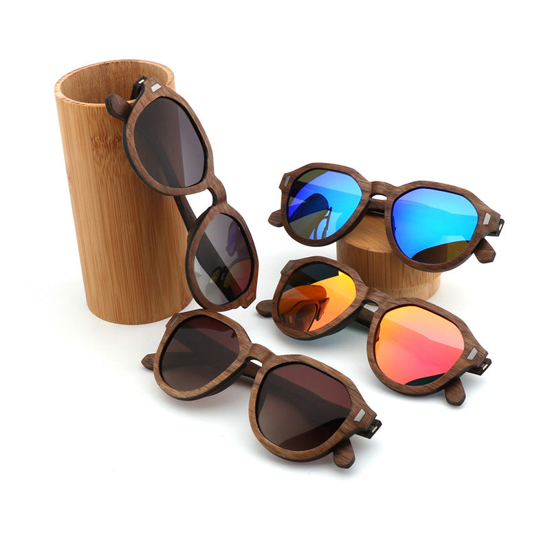 SOPEWOD Wooden Sunglasses for Men and Women – Polarized Lenses with Bamboo Wooden Frame