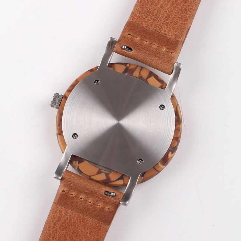 SOPEWOD trend custom private label sandalwood walnut olive metal wooden watches, leather watch for men