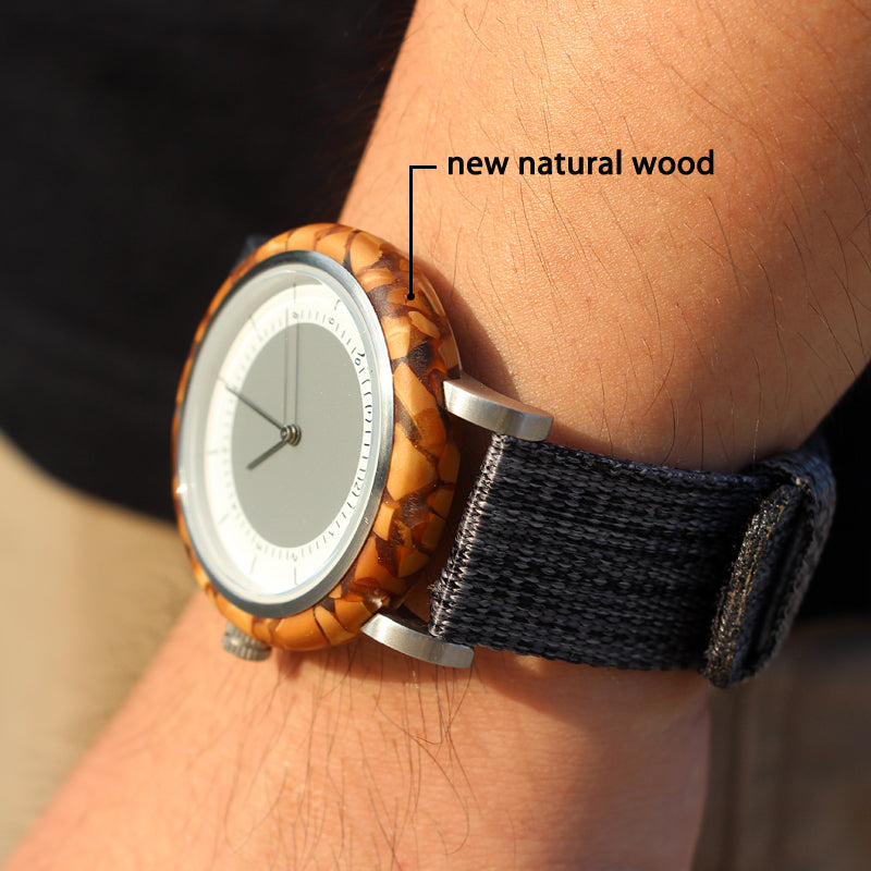 SOPEWOD new trend custom private label sandalwood walnut olive metal wooden watches, nylon watch for men