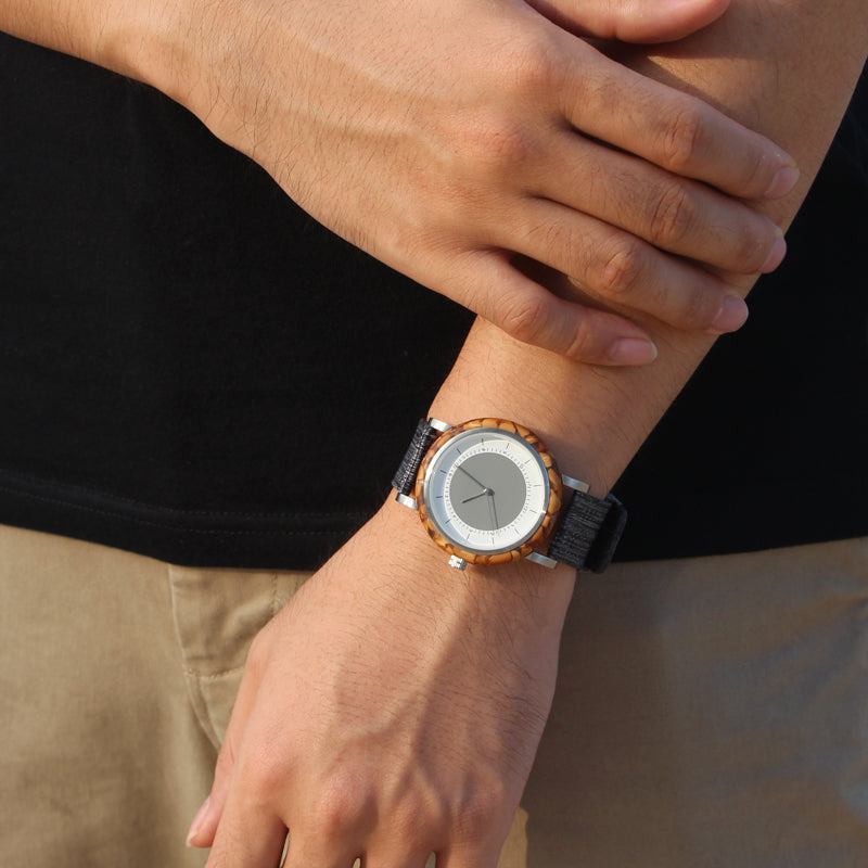 SOPEWOD new trend custom private label sandalwood walnut olive metal wooden watches, nylon watch for men