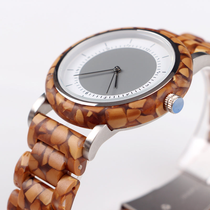 SOPEWOD new trend custom private label sandalwood walnut olive metal wooden watch, wooden watches for men