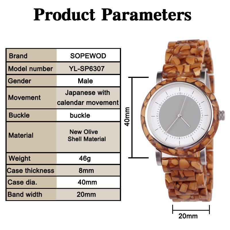 SOPEWOD new trend custom private label sandalwood walnut olive metal wooden watch, wooden watches for men