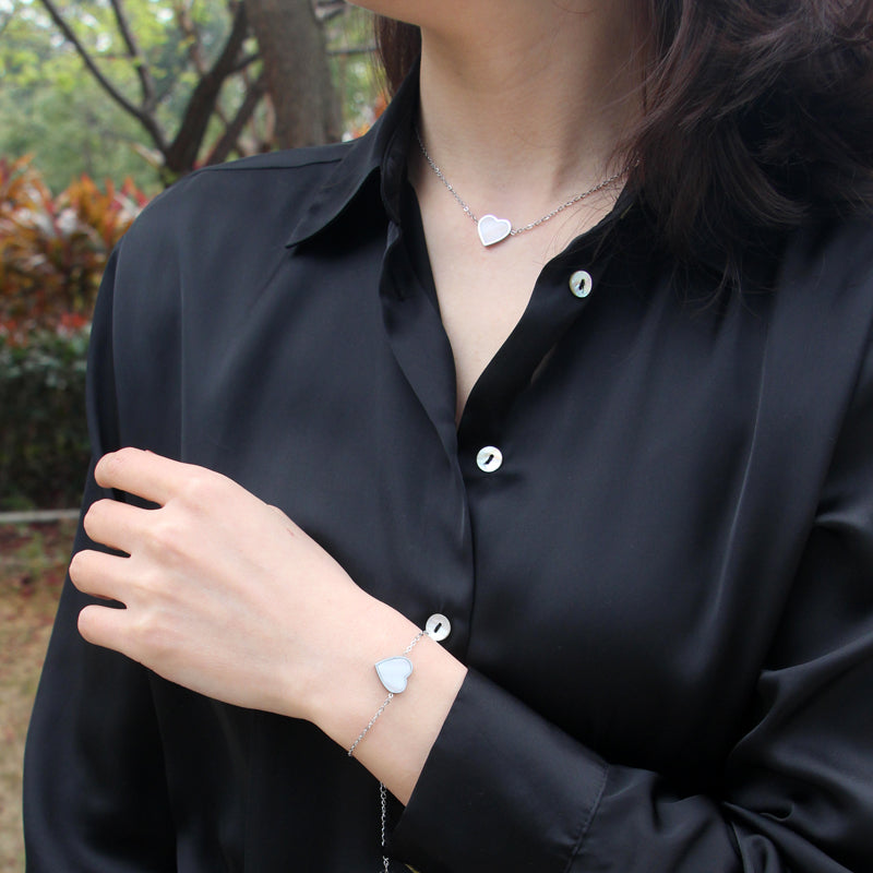 SOPEWOD Fashion Heart Shell Jewelry